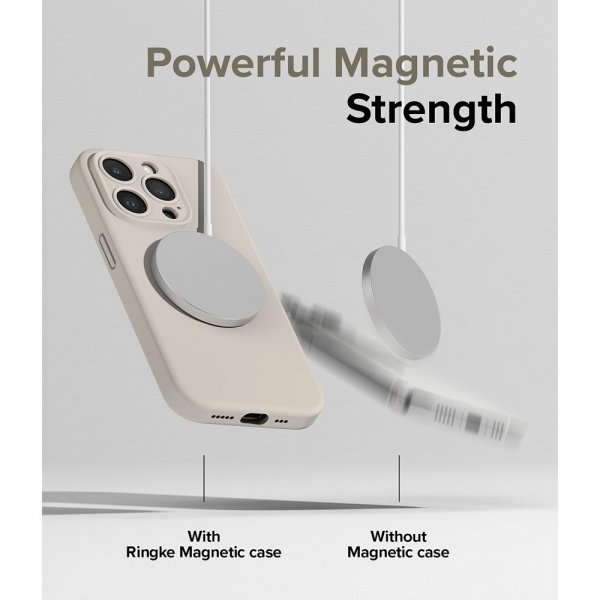 Ringke iPhone 15 Pro Max Skal Silicone Magnetic Stone