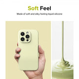 Ringke iPhone 15 Pro Max Skal Silicone Magnetic Sunny Lime