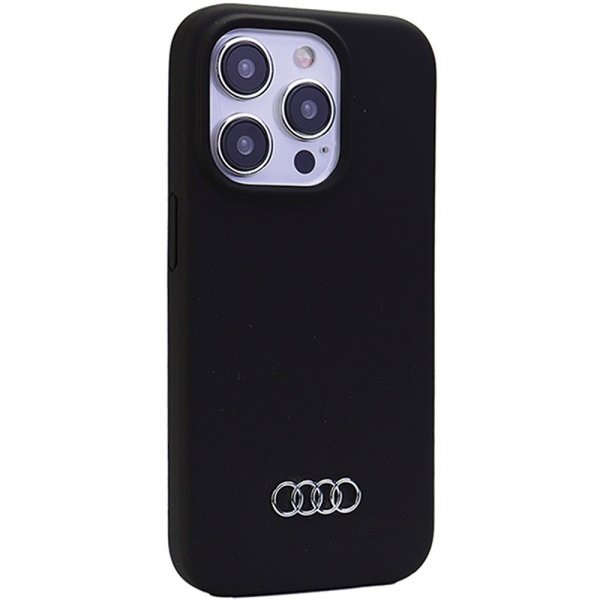 Audi iPhone 15 Pro Max Skal Silicone Svart
