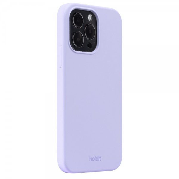 holdit iPhone 15 Pro Max Skal Silikon Lavender