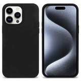 iPhone 15 Pro Max Skal Silikon Svart