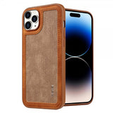 X-Level iPhone 15 Pro Max Skal Skarvad Brun