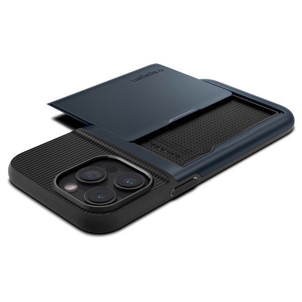 Spigen iPhone 15 Pro Max Skal Slim Armor CS Metal Slate