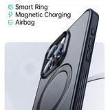 Baseus iPhone 15 Pro Max Skal Smart Ring Series MagSafe Svart