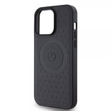 Mercedes Benz iPhone 15 Pro Max Skal Star Pattern MagSafe Svart