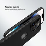 Nillkin iPhone 15 Pro Max Skal Super Frosted Shield Pro Logo Hole Svart