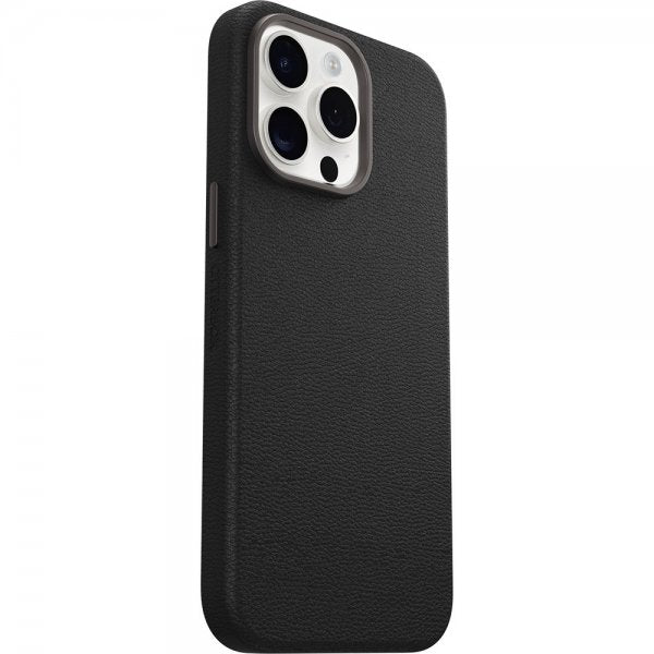 Otterbox iPhone 15 Pro Max Skal Symmetry Cactus Leather MagSafe Noir Ash