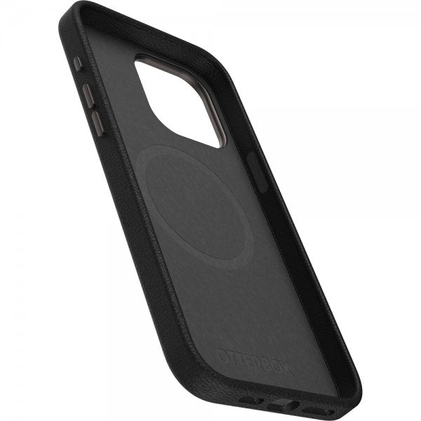 Otterbox iPhone 15 Pro Max Skal Symmetry Cactus Leather MagSafe Noir Ash