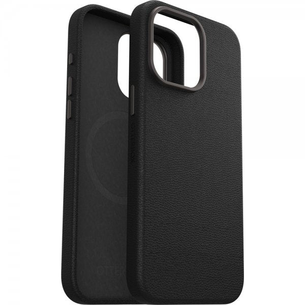 Otterbox iPhone 15 Pro Max Skal Symmetry Cactus Leather MagSafe Noir Ash