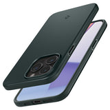 Spigen iPhone 15 Pro Max Skal Thin Fit Abyss Green