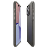 Spigen iPhone 15 Pro Max Skal Thin Fit Gunmetal