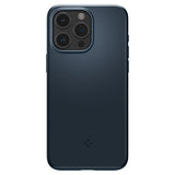 Spigen iPhone 15 Pro Max Skal Thin Fit Metal Slate
