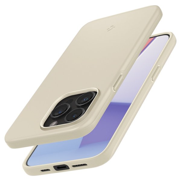 Spigen iPhone 15 Pro Max Skal Thin Fit Mute Beige