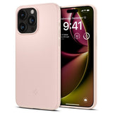 Spigen iPhone 15 Pro Max Skal Thin Fit Pink Sand