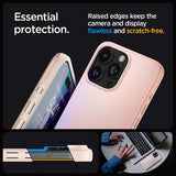 Spigen iPhone 15 Pro Max Skal Thin Fit Pink Sand