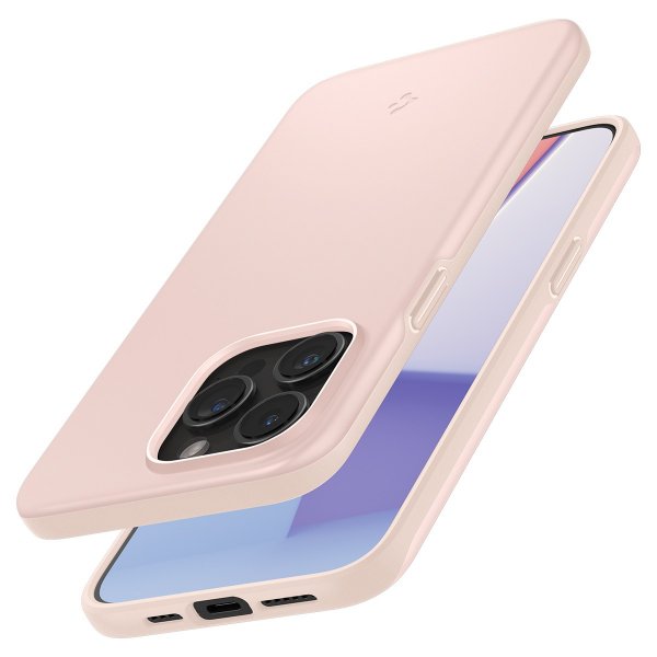 Spigen iPhone 15 Pro Max Skal Thin Fit Pink Sand
