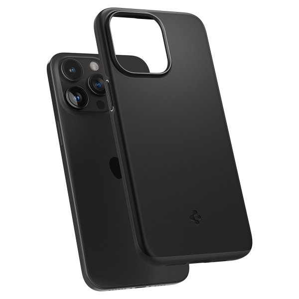 Spigen iPhone 15 Pro Max Skal Thin Fit Svart
