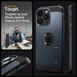 Spigen iPhone 15 Pro Max Skal Tough Armor MagFit Metal Slate