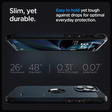 Spigen iPhone 15 Pro Max Skal Tough Armor MagFit Metal Slate