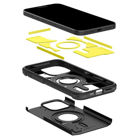 Spigen iPhone 15 Pro Max Skal Tough Armor MagFit Svart