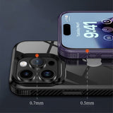 Ipaky iPhone 15 Pro Max Skal Transparent Baksida Lila