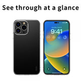 Mofi iPhone 15 Pro Max Skal Transparent TPU Klar
