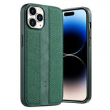 X-Level iPhone 15 Pro Max Skal Tygtextur Grön
