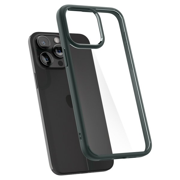 Spigen iPhone 15 Pro Max Skal Ultra Hybrid Abyss Green