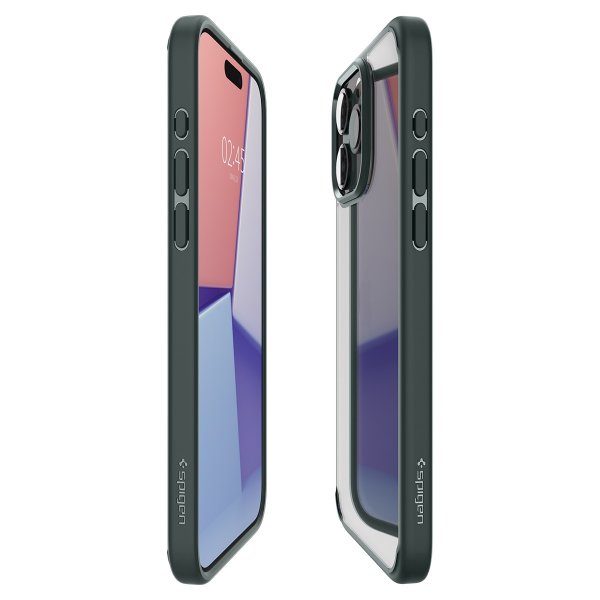 Spigen iPhone 15 Pro Max Skal Ultra Hybrid Abyss Green