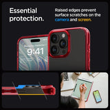 Spigen iPhone 15 Pro Max Skal Ultra Hybrid Deep Red