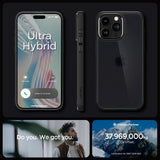 Spigen iPhone 15 Pro Max Skal Ultra Hybrid Frost Black