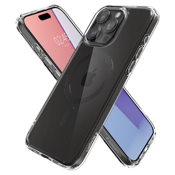 Spigen iPhone 15 Pro Max Skal Ultra Hybrid MagFit Carbon Fiber
