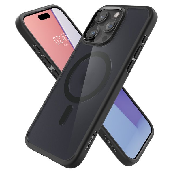 Spigen iPhone 15 Pro Max Skal Ultra Hybrid MagFit Frost Black
