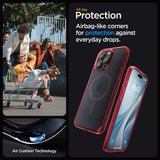 Spigen iPhone 15 Pro Max Skal Ultra Hybrid MagFit Frost Deep Red