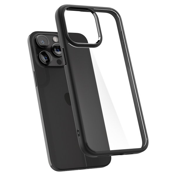 Spigen iPhone 15 Pro Max Skal Ultra Hybrid Matte Matte Black
