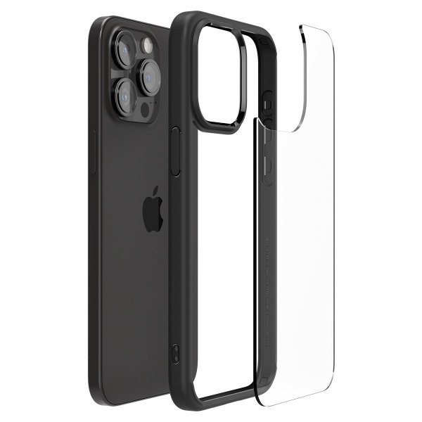 Spigen iPhone 15 Pro Max Skal Ultra Hybrid Matte Matte Black