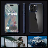 Spigen iPhone 15 Pro Max Skal Ultra Hybrid Navy Blue