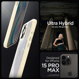 Spigen iPhone 15 Pro Max Skal Ultra Hybrid Mute Beige