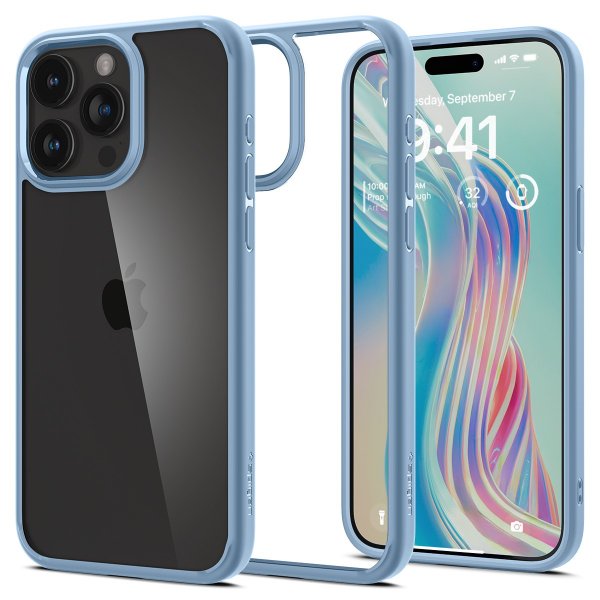 Spigen iPhone 15 Pro Max Skal Ultra Hybrid Sierra Blue