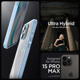Spigen iPhone 15 Pro Max Skal Ultra Hybrid Sierra Blue