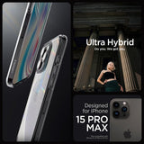 Spigen iPhone 15 Pro Max Skal Ultra Hybrid Space Crystal