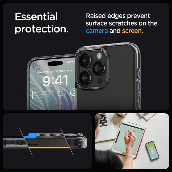 Spigen iPhone 15 Pro Max Skal Ultra Hybrid Space Crystal