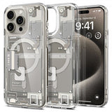 Spigen iPhone 15 Pro Max Skal Ultra Hybrid Zero One MagFit Natural Titanium