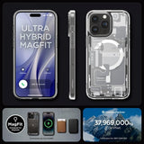 Spigen iPhone 15 Pro Max Skal Ultra Hybrid Zero One MagFit Vit