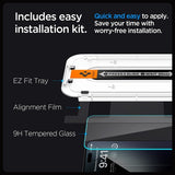 Spigen iPhone 15 Pro Max Skärmskydd GLAS.tR EZ Fit 2-pack