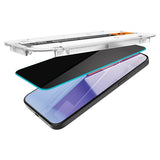 Spigen iPhone 15 Pro Max Skärmskydd GLAS.tR EZ Fit Privacy 2-pack