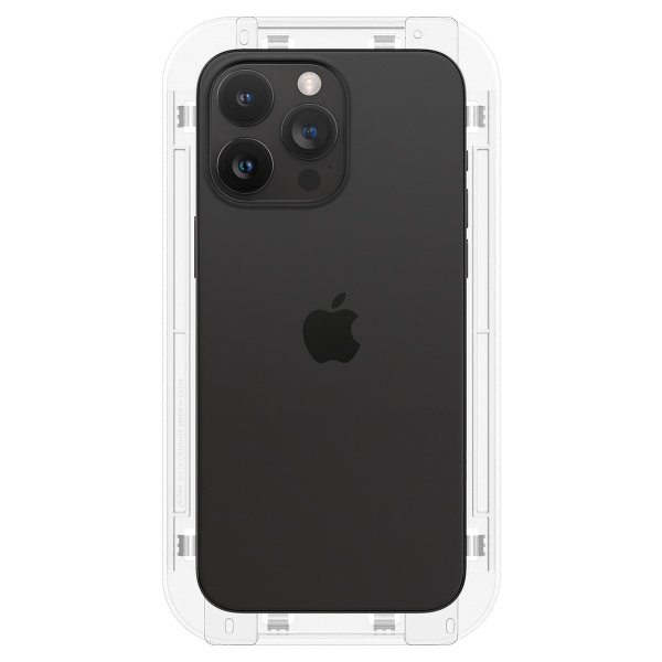 Spigen iPhone 15 Pro Max Skärmskydd GLAS.tR EZ Fit Privacy 2-pack