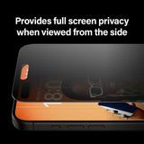 PanzerGlass iPhone 15 Pro Max Skärmskydd Ultra-Wide Fit Privacy EasyAligner
