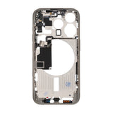 iPhone 15 Pro Mittenram med smådelar OEM - Naturlig Titan