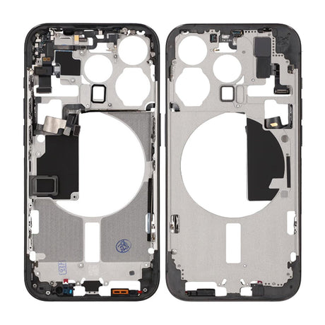 iPhone 15 Pro Mittenram med smådelar OEM - Titansvart